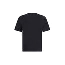 Maison Kitsuné Baumwoll-T-Shirt in Schwarz