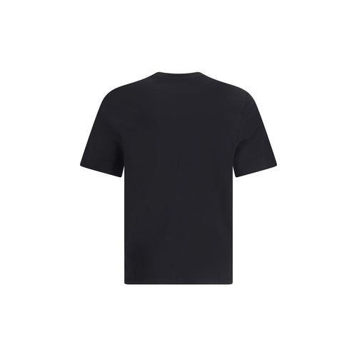 Maison Kitsuné Baumwoll-T-Shirt in Schwarz