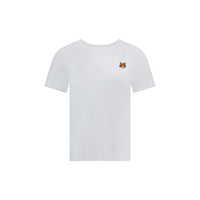 Maison Kitsuné Weißes Baumwoll-T-Shirt