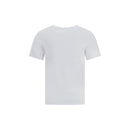 Maison Kitsuné Weißes Baumwoll-T-Shirt