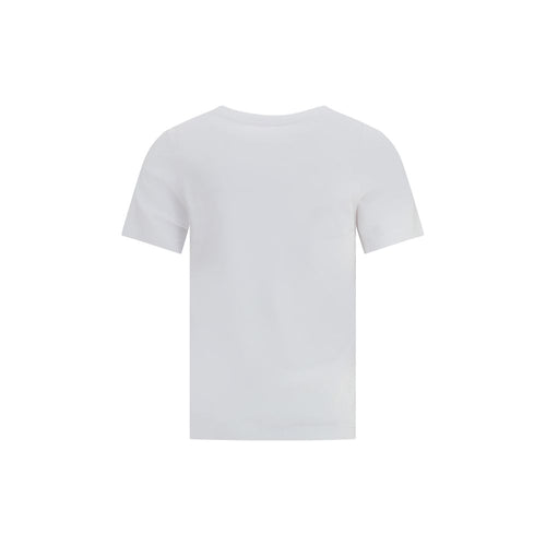 Maison Kitsuné Weißes Baumwoll-T-Shirt