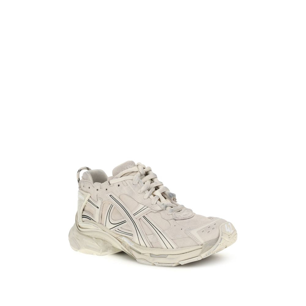 Balenciaga Beige Kalbshautleder Bos Taurus Sportschuhe