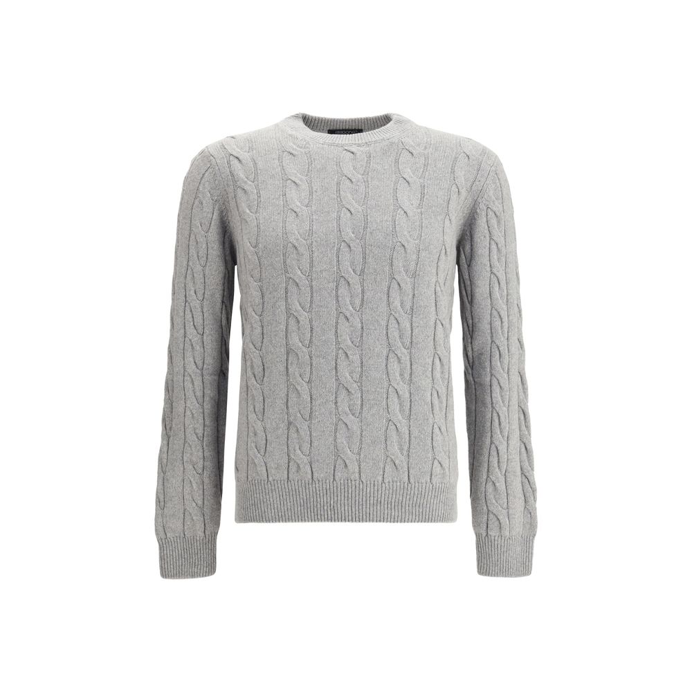 Aragona Cashmere Grauer Kaschmir-Sweatshirt