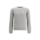 Aragona Cashmere Grey Cashmere Sweatshirt