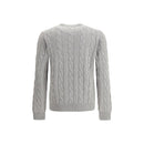 Aragona Cashmere Grey Cashmere Sweatshirt