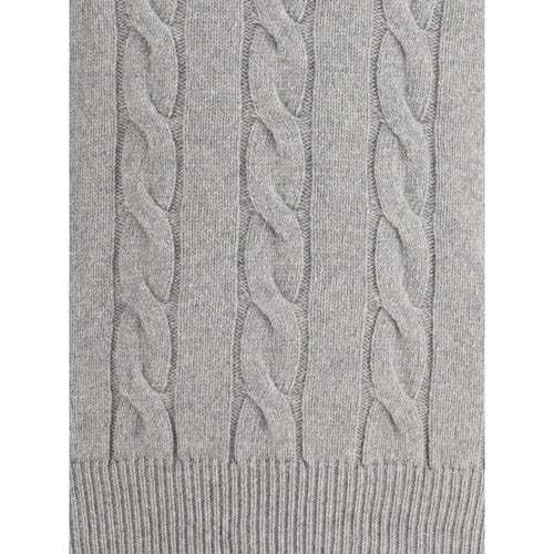 Aragona Cashmere Grey Cashmere Sweatshirt