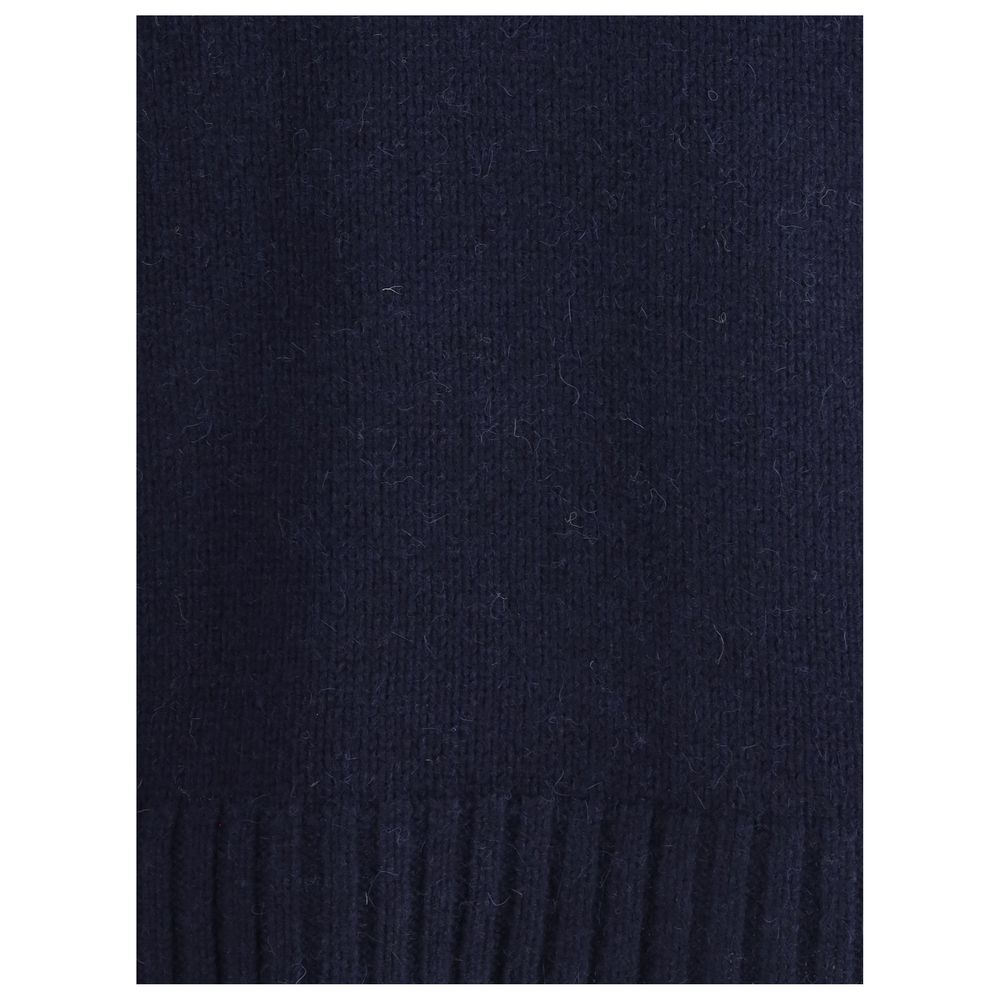 Aragona Cashmere Blauer Merino-Woll-Sweatshirt
