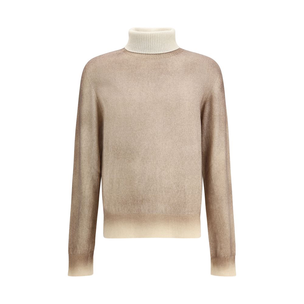 Aragona Cashmere Brauner Kaschmir-Rollkragenpullover
