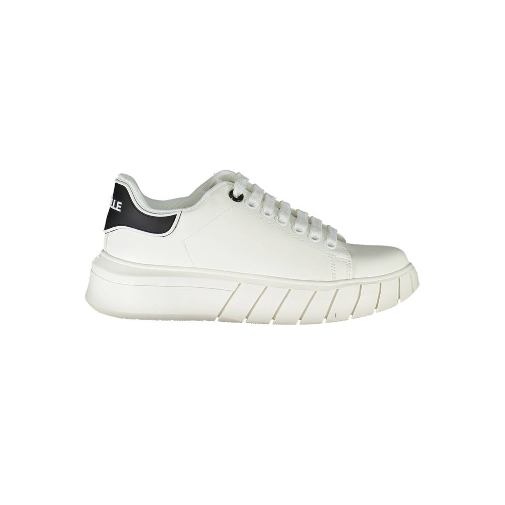 Gaelle Paris White Polyester Sneakers