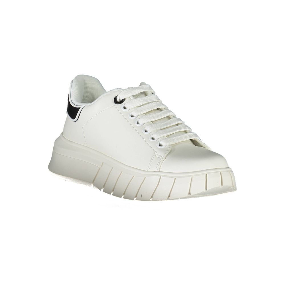Gaelle Paris White Polyester Sneakers