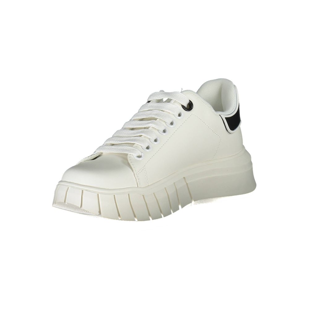 Gaelle Paris White Polyester Sneakers