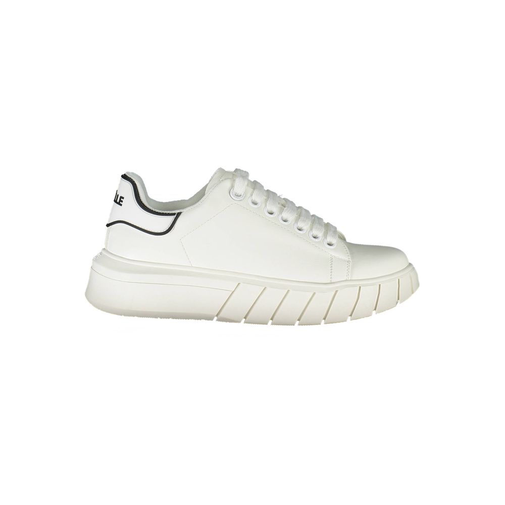 Gaelle Paris White Polyester Sneakers