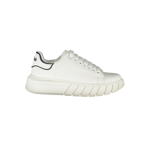 Gaelle Paris White Polyester Sneakers