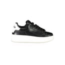 Gaelle Paris Black Polyethylene Sneakers