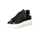 Gaelle Paris Black Polyethylene Sneakers
