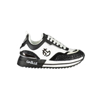 Gaelle Paris Black Polyester Sneakers