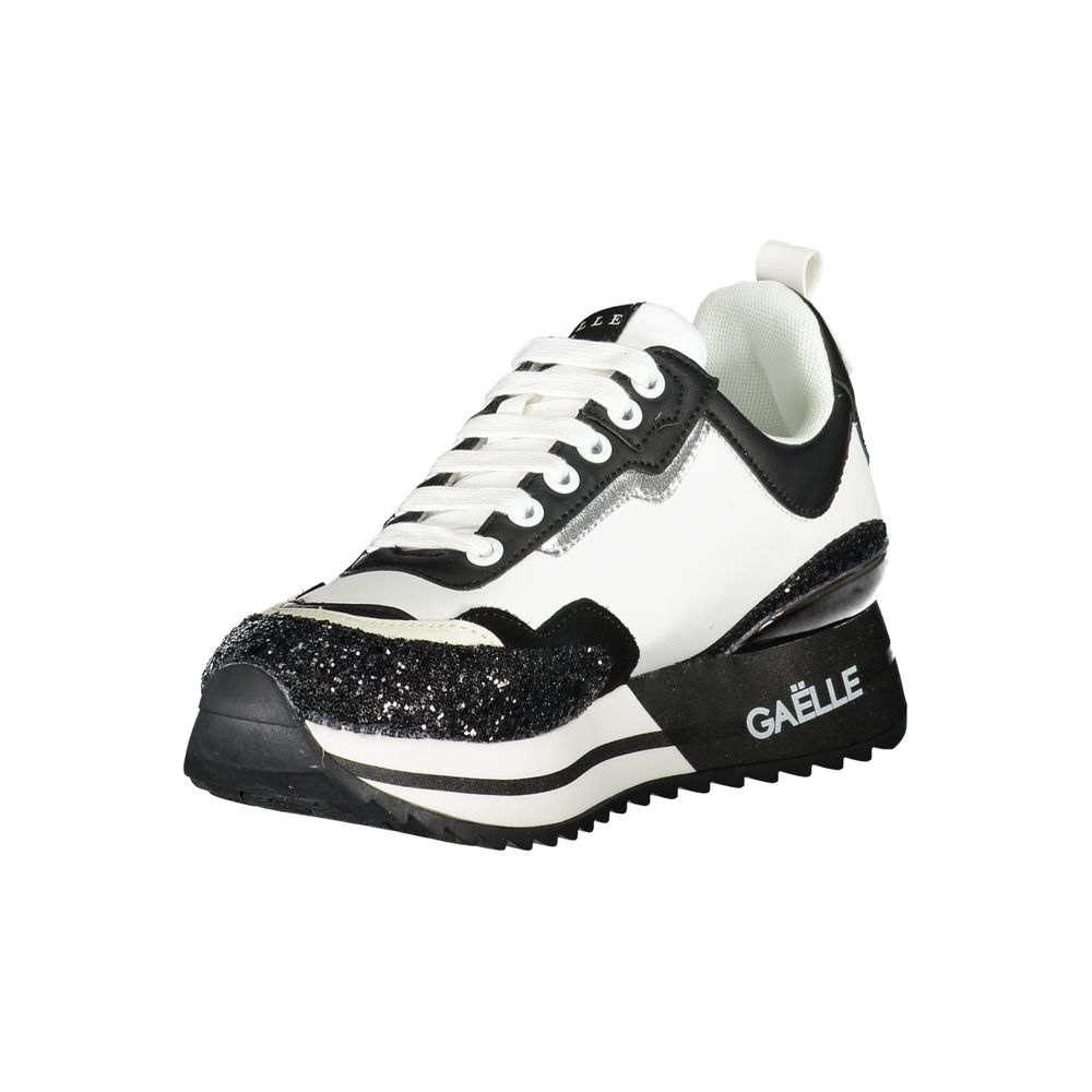 Gaelle Paris Black Polyester Sneakers