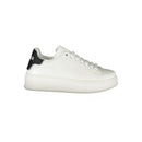 Gaelle Paris White Polyethylene Sneakers