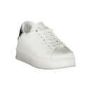 Gaelle Paris White Polyethylene Sneakers