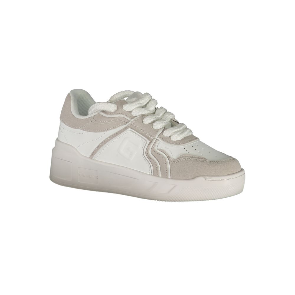 Gaelle Paris Weißer Polyester-Sneaker