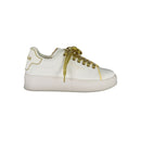 Gaelle Paris White Polyethylene Sneaker