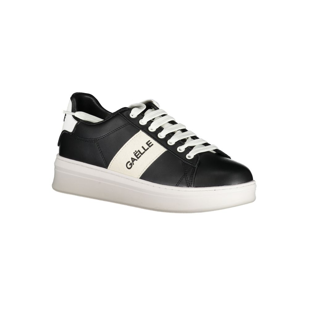 Gaelle Paris Schwarzer Sneaker aus Polyethylen