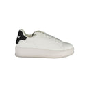 Gaelle Paris White Polyethylene Sneakers