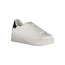 Gaelle Paris White Polyethylene Sneakers