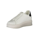 Gaelle Paris White Polyethylene Sneakers