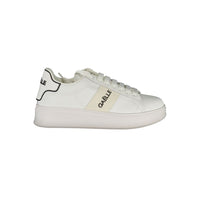 Gaelle Paris White Polyethylene Sneakers