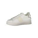 Gaelle Paris White Polyethylene Sneakers