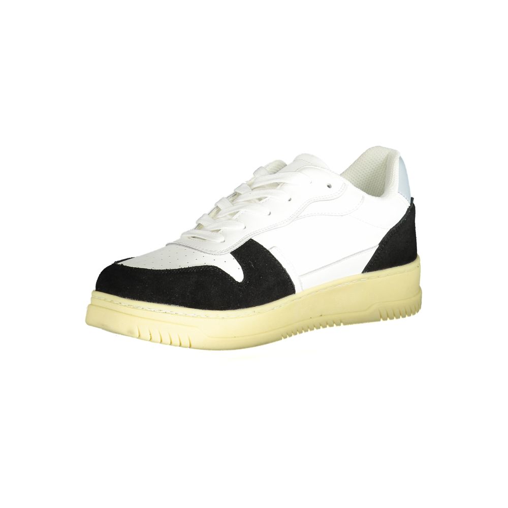 Gaelle Paris White Polyester Sneakers