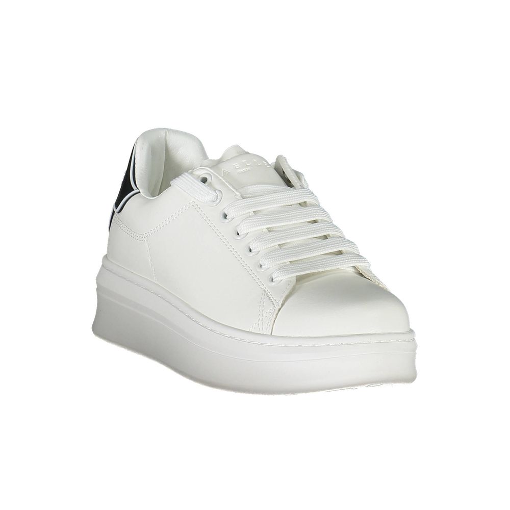 Gaelle Paris Weißer Polyethylen-Sneaker