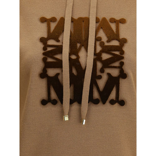 Max Mara Beiger Woll-Sweatshirt