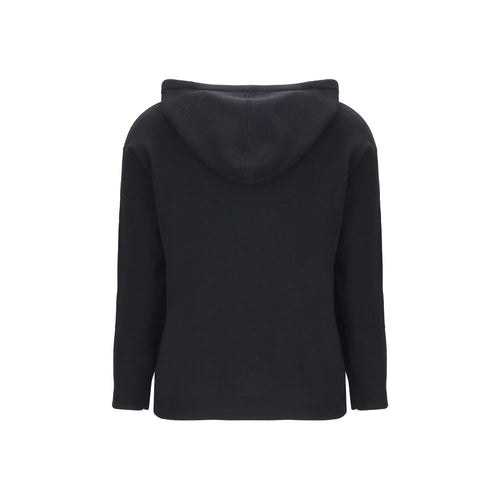 Max Mara Schwarzer Woll-Sweatshirt