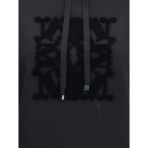 Max Mara Schwarzer Woll-Sweatshirt