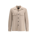 ZEGNA Beige Cashmere Coat
