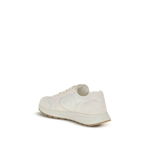 Prada Sneaker aus recyceltem Polyamid in Creme