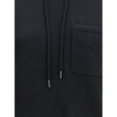 Max Mara Schwarzer Woll-Hoodie
