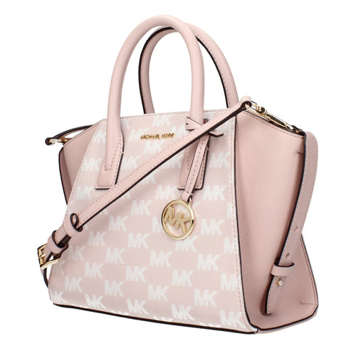 Michael Kors Rosa Stoffhandtasche