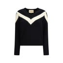 Valentino Black Wool Fleece Sweatshirt