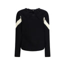 Valentino Black Wool Fleece Sweatshirt