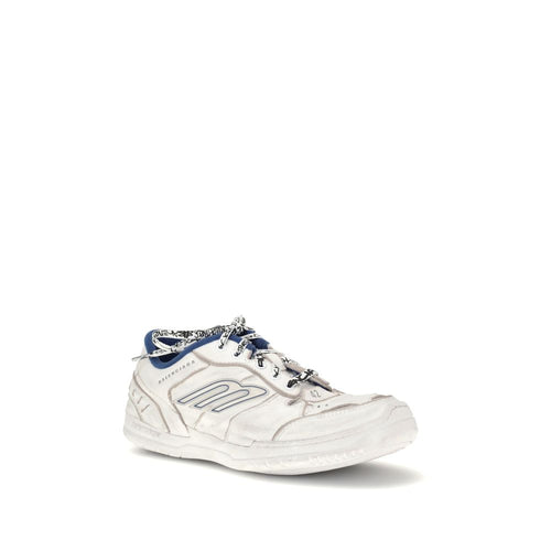 Balenciaga Graue Polyester-Sneaker im Used-Look