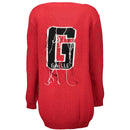 Gaelle Paris red wool cardigan