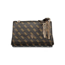 Guess Jeans Braune Polyethylen-Handtasche