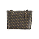 Guess Jeans Braune Polyethylen-Handtasche