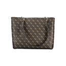 Guess Jeans Braune Polyethylen-Handtasche