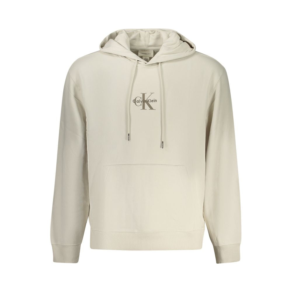 Calvin Klein Beiger Baumwoll-Sweatshirt