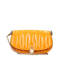 Michael Kors Orange-farbene Crossbody-Tasche aus Leder
