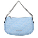 Michael Kors Hellblaue Stoffhandtasche